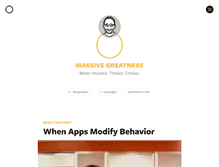 Tablet Screenshot of massivegreatness.com